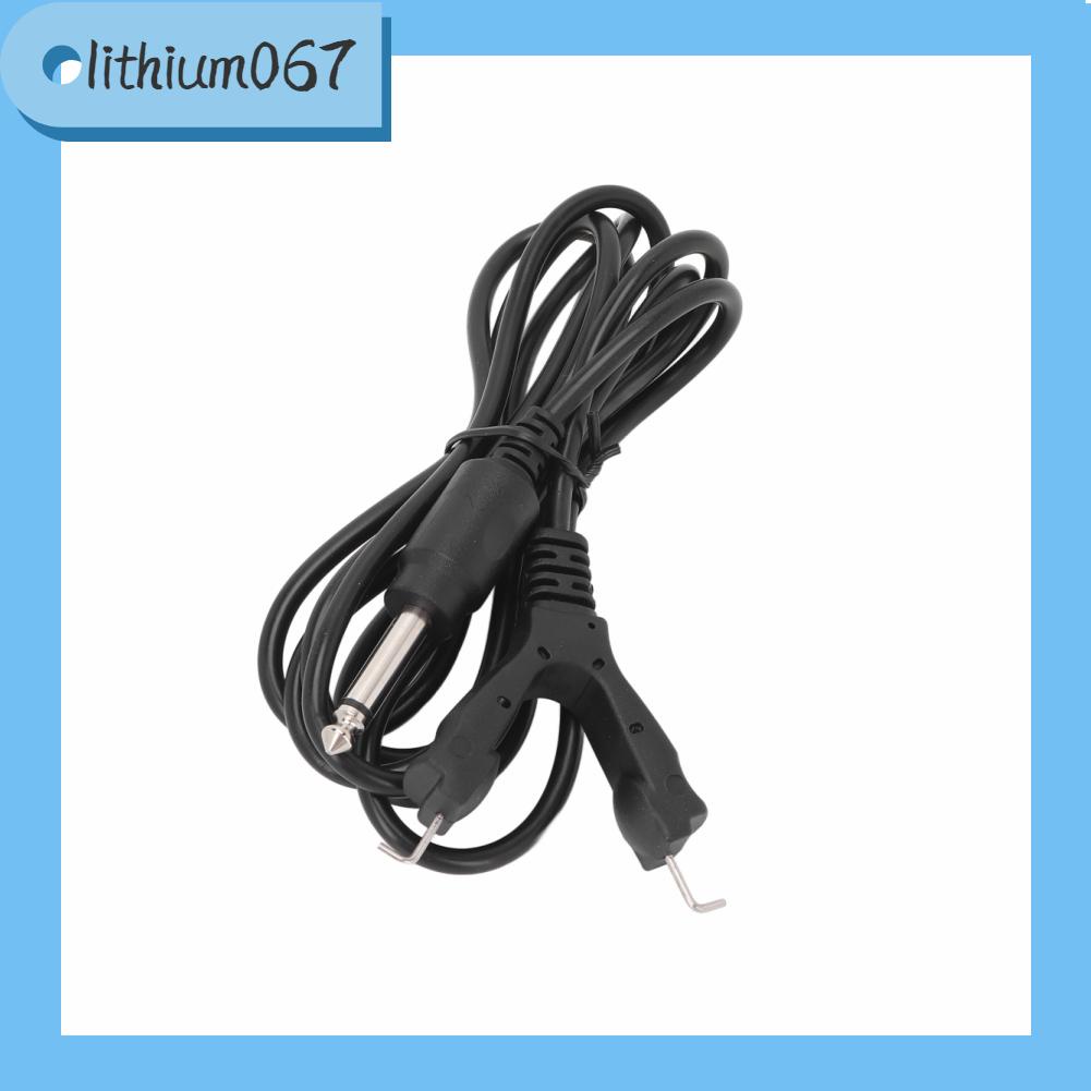Lithium067 6.35mm Tattoo Hook Line Alloy Plug Copper Silicone 2m Length Hookline for Coil Machine