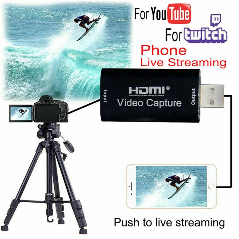 Thẻ ghi video âm thanh chuyển đổi từ HDMI sang USB 1080P để chơi game hoặc phát sóng trực tiếp | BigBuy360 - bigbuy360.vn