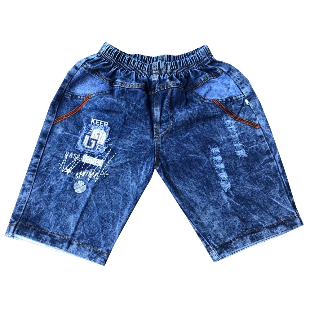 Quần Jean lửng bé trai size 25-50kg mẫu ngẫu nhiên chất jean co giãn