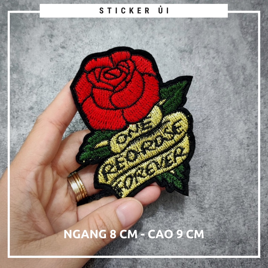 Sticker ủi áo hoa vải thêu cao cấp -DÙNG LÀM BÔNG CÀI ÁO HAY HÌNH ỦI ÁO TRANG TRÍ VÁY, ĐẦM, ÁO DÀI HOẶC LÀM MIẾNG VÁ ÁO