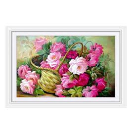 TRANH THÊU RỎ HOA HỒNG 88868 (64X48)