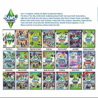 Bộ Sưu Tập Thẻ SIMS 3 Độc Đáo