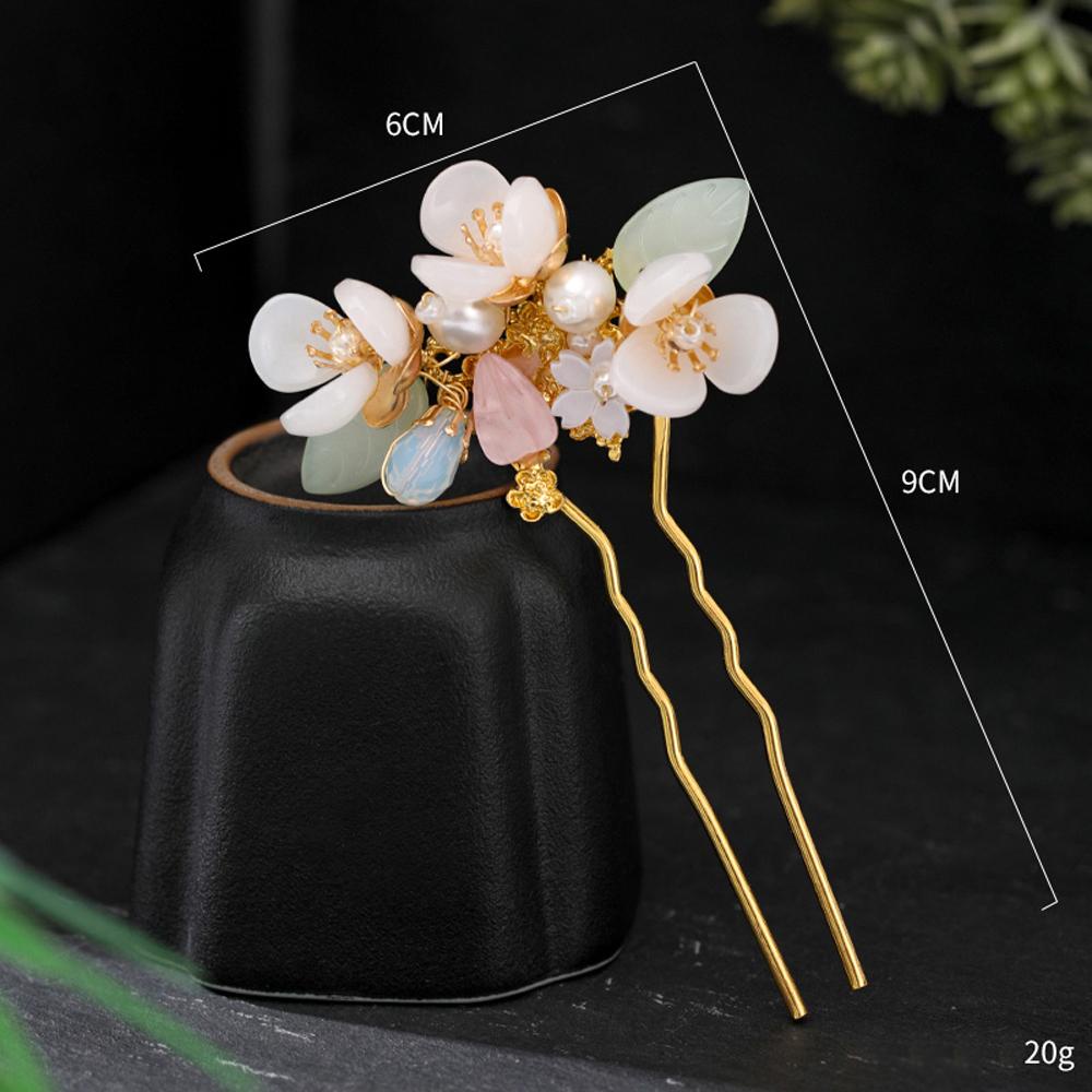 Trâm Cài Tóc Chữ U Phong Cách Vintage Đơn Giản Cho Cô Dâu