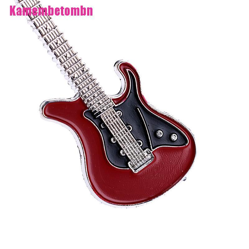 Móc Khóa Kim Loại Hình Đàn Guitar Điện Mini