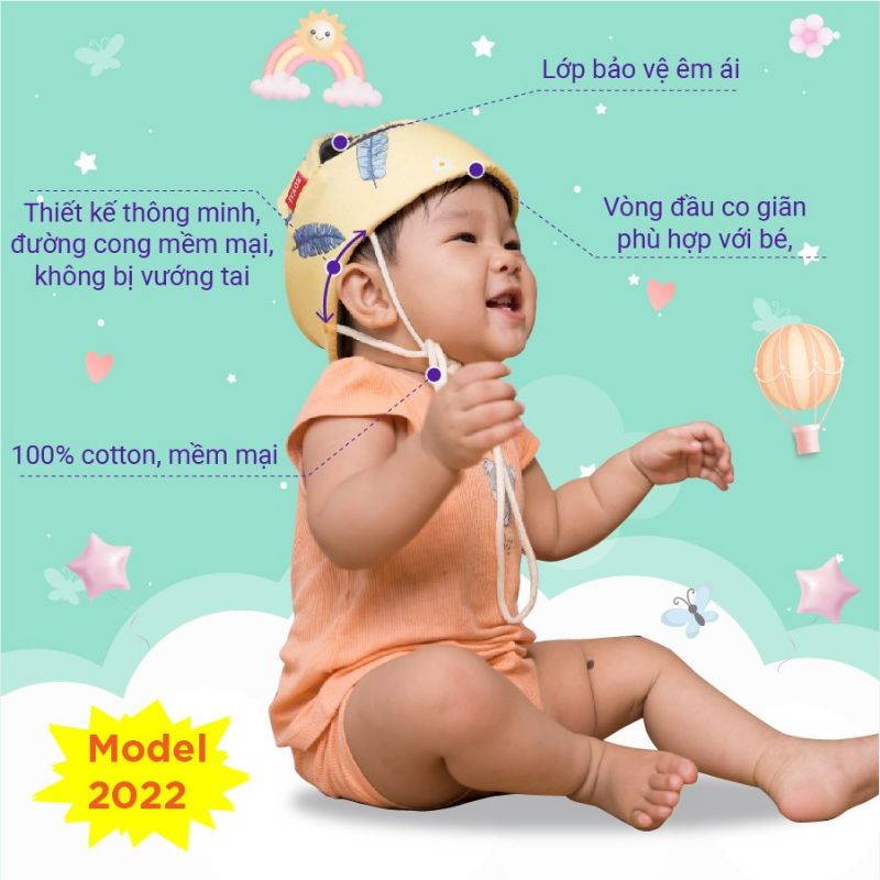 Mũ bảo vệ đầu, mũ bảo hiểm cho bé Royal thoáng khí ,an toàn