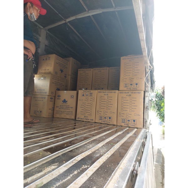 Khẩu trang y tế cao cấp LUXURY 4D Sen Việt ,1 hộp 30 cái, lọc bụi,kháng khuẩn ,có 3 màu.Xanh.Trắng.xám | BigBuy360 - bigbuy360.vn