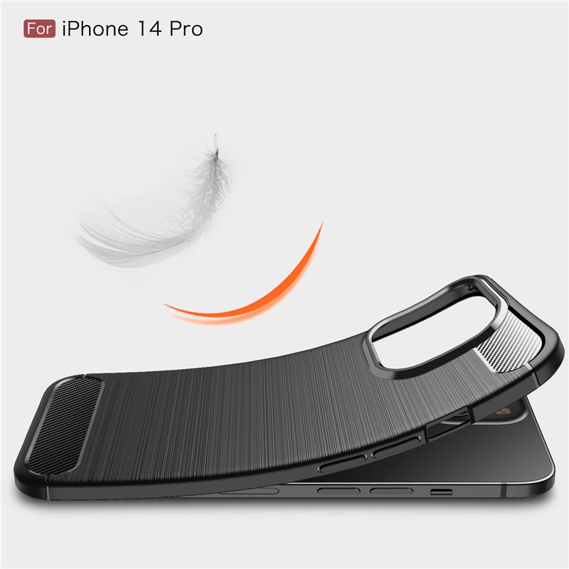 Ốp Điện Thoại Silicon Mềm Siêu Mỏng Sợi Carbon Cho Iphone 14 Pro 14 Max 13 12 11 Pro Max 13 12 Mini Xs Max XR 6 6s 7 8 Plus 5s Se 2020