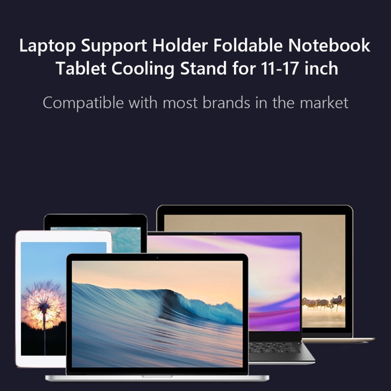 Giá đỡ laptop 11-17 inch có thể điều chỉnh tiện dụng