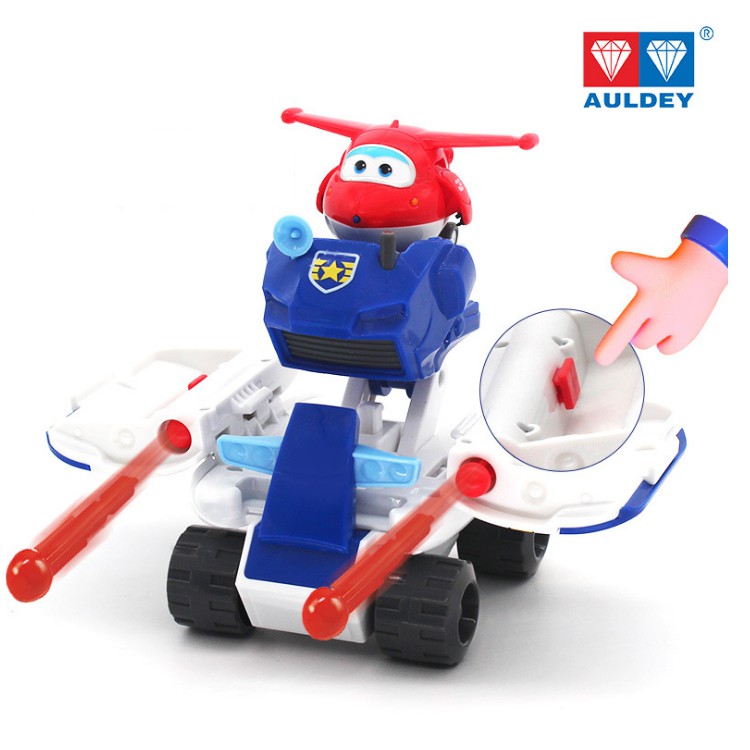 Mô hình bộ siêu xe cảnh sát super wings đội bay siêu đẳng đồ chơi trẻ em bằng nhựa cao cấp hãng Audley