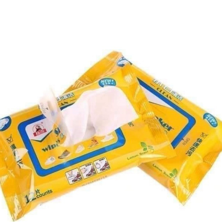 Khăn Giấy Ướt Lau Giầy Wipes Sneaker Bịch 30 Chiếc