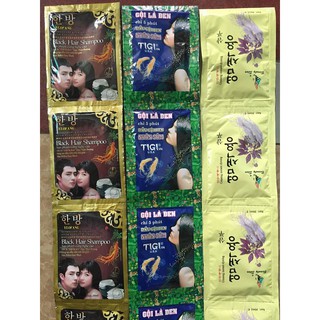 Bán Sỉ Dây Gội Đen Tóc 10goi 23ml