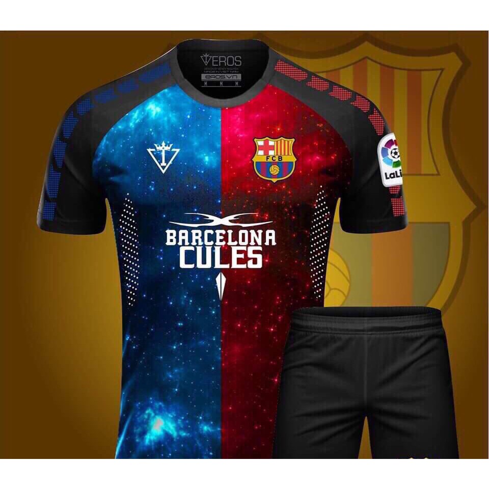 Áo Bóng Đá 2019 🏆 FREESHIP 🎯 Giảm 14k Đơn từ 280k Khi Nhập [NCVV14K] Áo Đá Banh Barca Galaxy