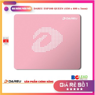 Bàn di chuột DAREU ESP108 QUEEN (450 x 400 x 5mm) - Sản phẩm chính hãng Mai Hoàng nhập khẩu, phân phối và bảo hành thumbnail