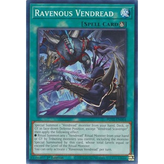 Thẻ bài yugioh ravenous vendread - pote-en064 - common 1st edition