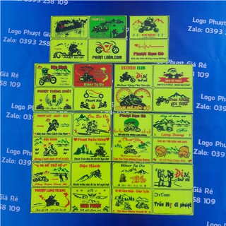 30 LOGO PHƯỢT PHẢN QUANG TEM PHƯỢT NHƯ HÌNH