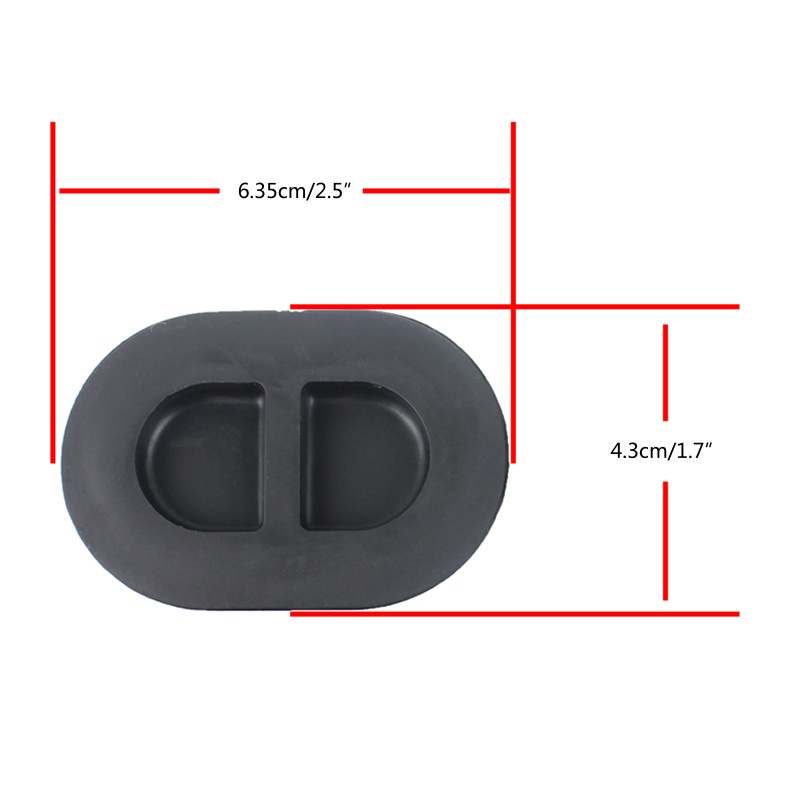 Bộ 4 Nút Cao Su Bịt Lỗ Thoát Nước Chống Bụi Cho Phía Sau Xe Hơi 18-23