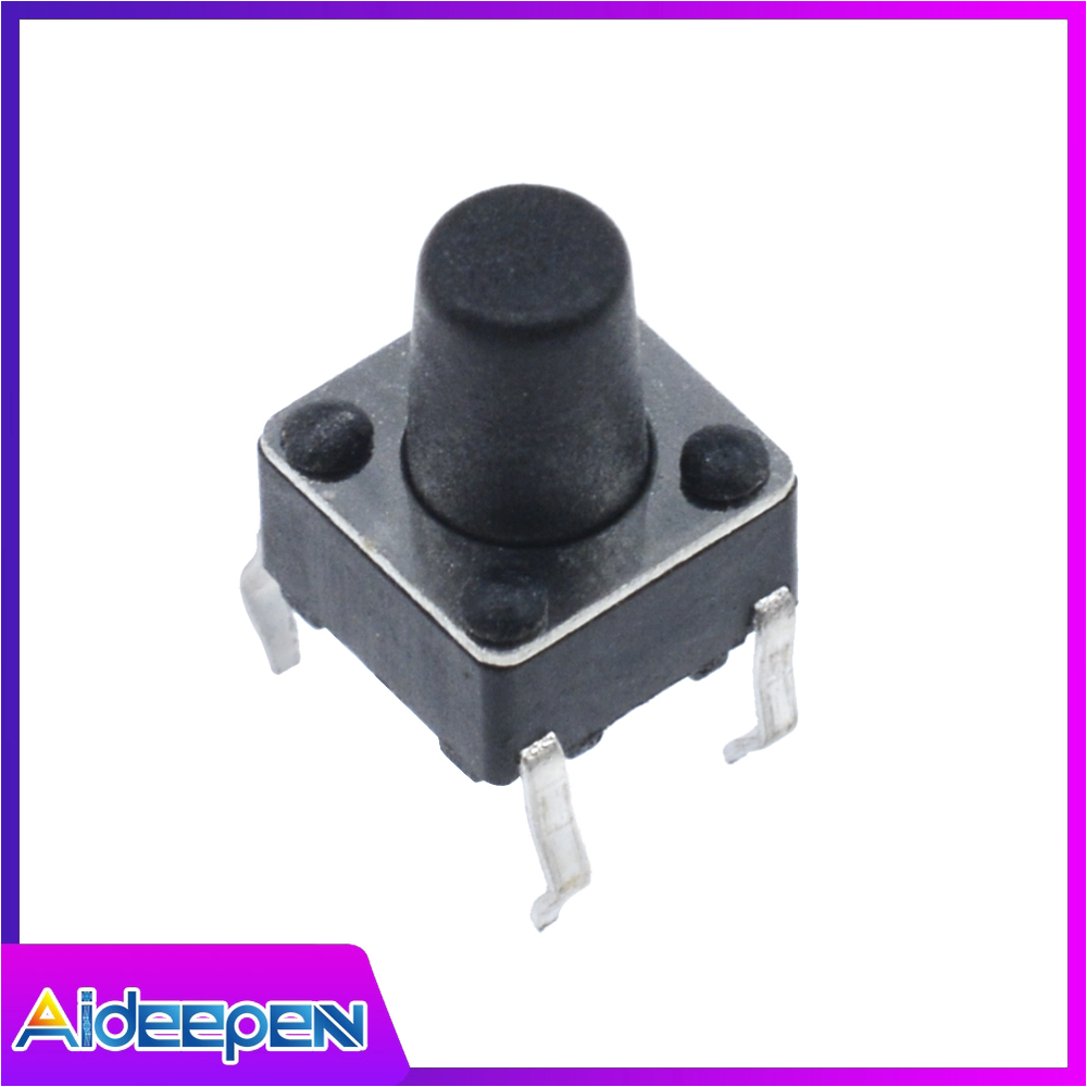 Bộ 20 Công Tắc Nút Nhấn 6x6 X 8mm 4-pin Dip