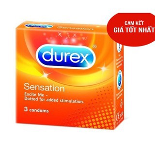 Bao cao su durex Sensation hộp 3c