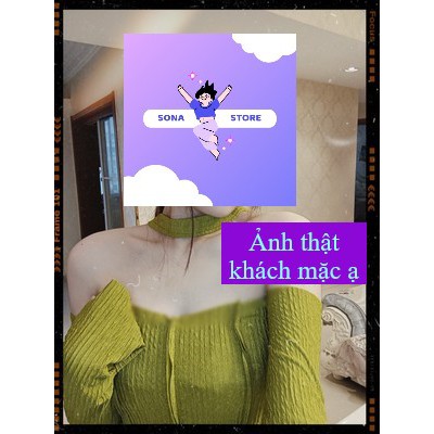 Áo kiểu trễ vai croptop dáng ôm body sexy dài tay cao cấp sang chảnh bánh bèo tiểu thư tôn dáng nhiều màu siêu xinh cute