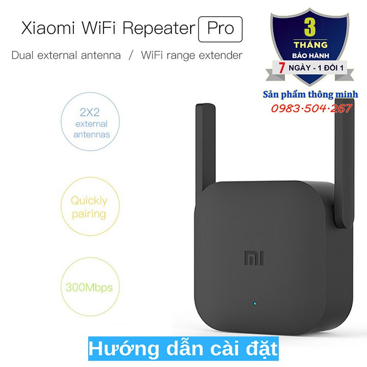Kích sóng Xiaomi Wifi Repeater Pro | BigBuy360 - bigbuy360.vn