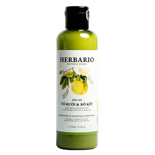 Dầu xả Vỏ bưởi & Bồ kết HERBARIO 270ml