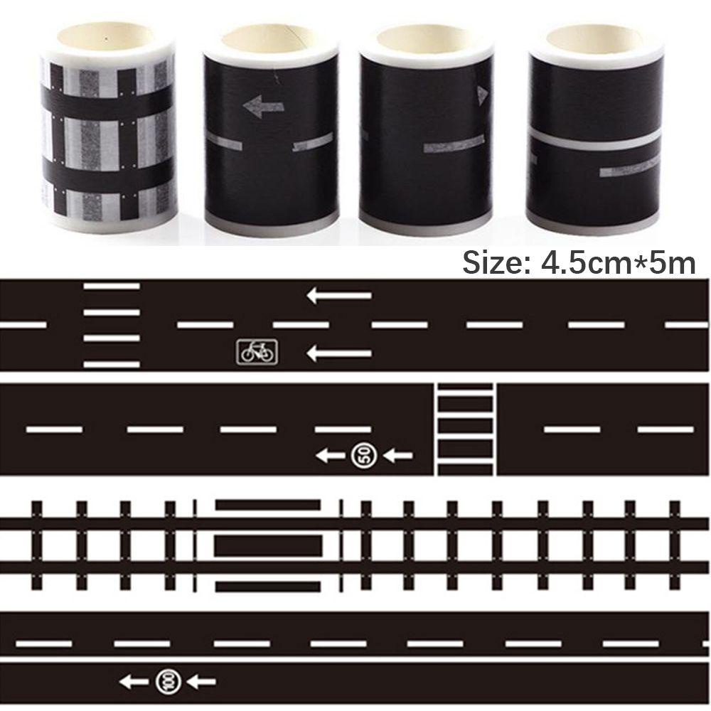 Bộ Đồ Chơi Xếp Hình Đường Ray Xe Hơi Gồm 4 Mảnh Ghép DIY