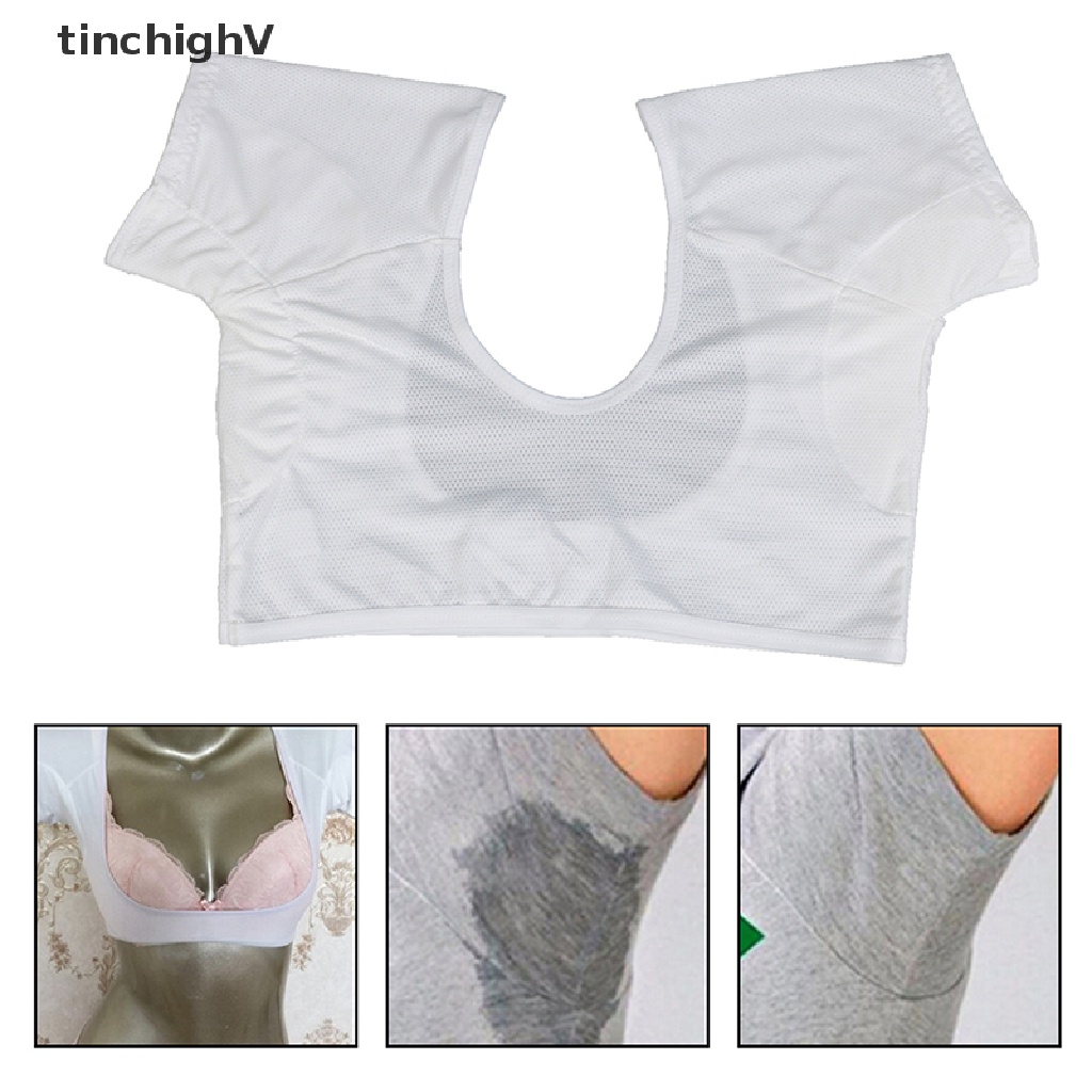 1 Miếng Đệm Thấm Hút Mồ Hôi Vùng Da Dưới Cánh Tay Màu Trắng Có Thể Tái Sử Dụng