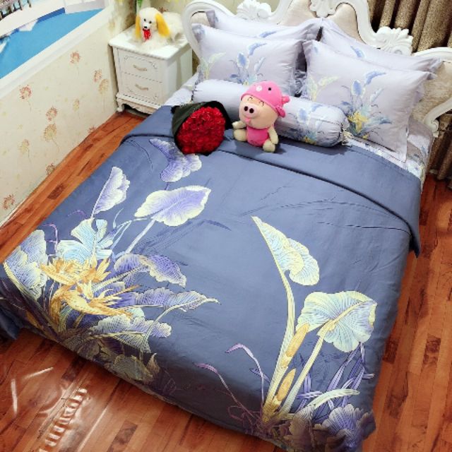 Chăn ga lụa nhập