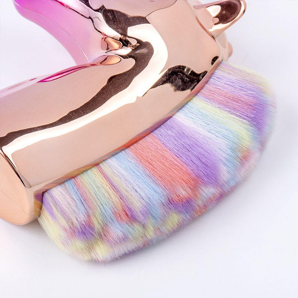 Cọ Tẩy Sơn Móng Tay Màu Cầu Vồng Sáng Tạo Cho Nữ