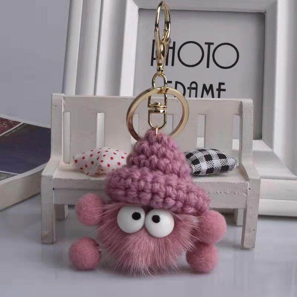 Móc Khóa Dây Lông Chồn Nhỏ Dễ Thương Làm Đồ Trang Sức / Túi Xách DIY