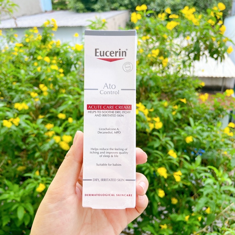 EUCERIN Kem Dưỡng Giảm Ngứa, Đỏ Da Eucerin Ato Control Acute Care 40ml