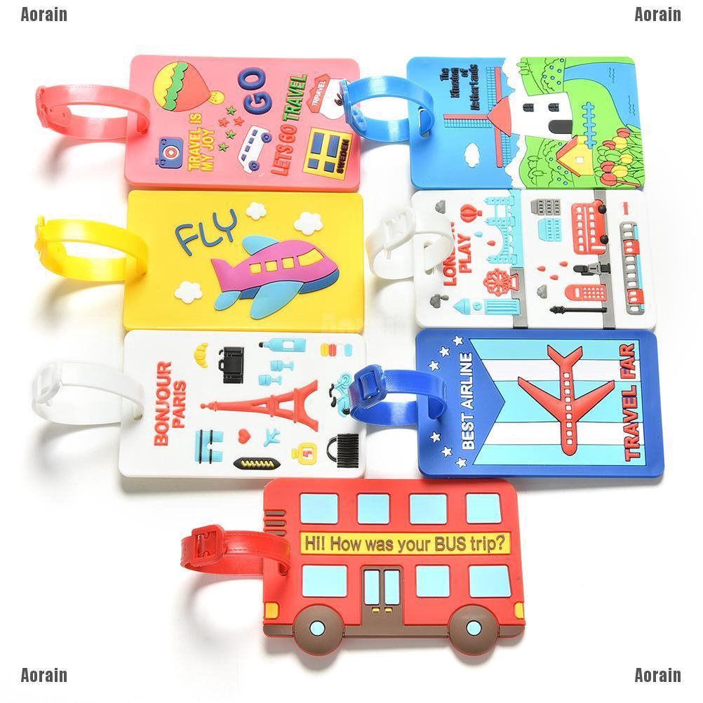 Thẻ Tên Họa Tiết Hoạt Hình Dễ Thương Kích Thước 10.5cm x