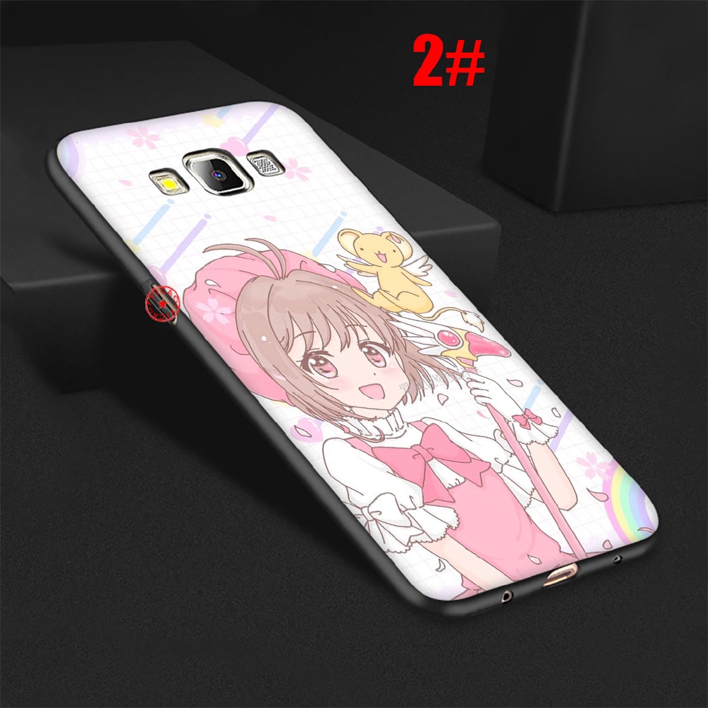 Ốp điện thoại silicon dẻo in hình hoạt hình Cardcaptor Sakura cho Samsung Galaxy S6 S7 Edge S8 S9 S10 Plus S10E AC3