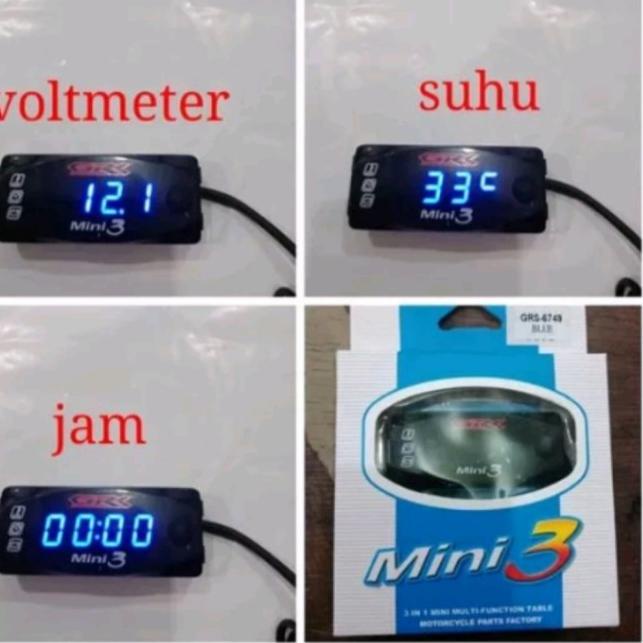 ¯☌ Đồng Hồ Điện Tử Mini 3 Trong 1 Đo Nhiệt Độ Và Nhiệt Độ (Bán Chạy Nhất)