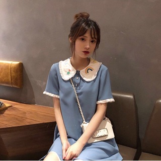 Váy polo học sinh cổ búp bê (4 ảnh thật cuối)