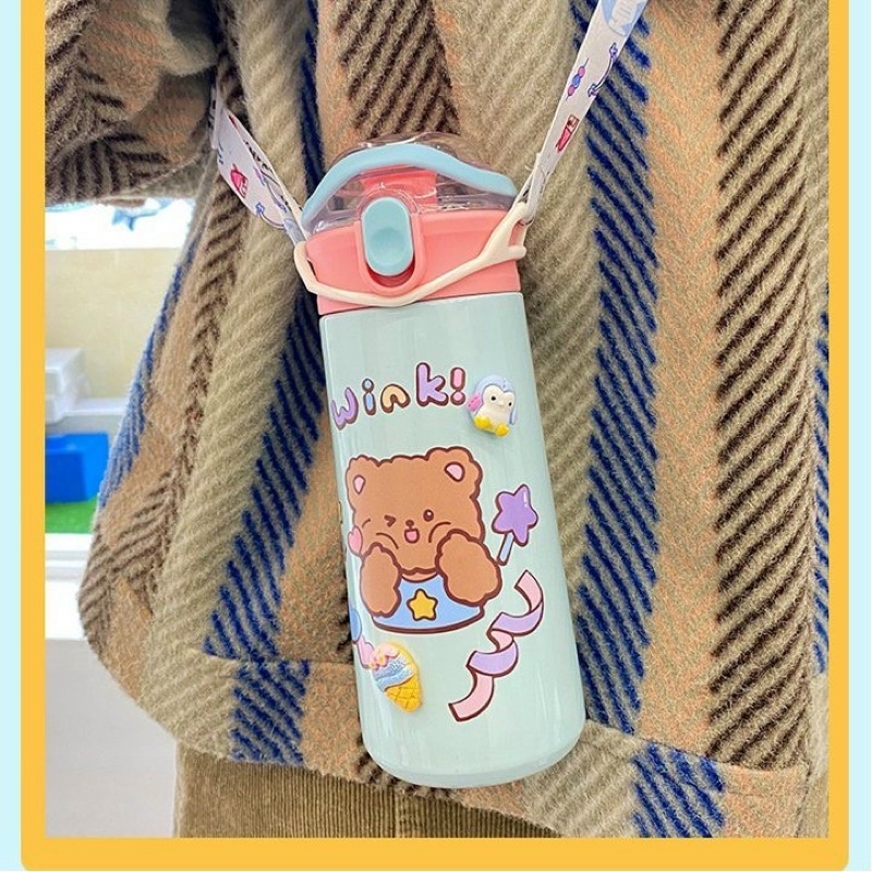 [HCM GIAO 2H] BÌNH GIỮ NHIỆT CHO BÉ DUNG TÍCH 550ML