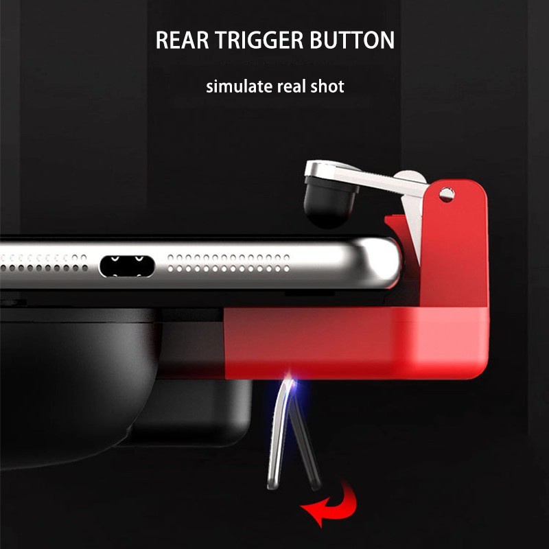 Ipega Tay Cầm Chơi Game PUBG Cho Điện Thoại IOS Android Kèm Quạt Tản Nhiệt