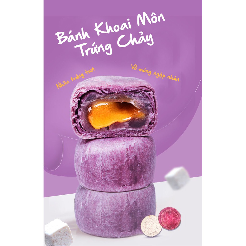BÁNH KHOAI MÔN &amp; KEM CHEESE TRỨNG CHẢY ĂN VẶT