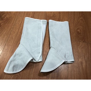 Ống chân da hàn chống nóng - Bảo vệ chân cho thợ hàn