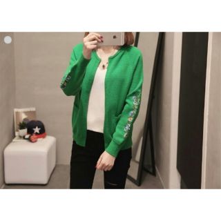 Áo khoác len tay phối họa tiết cao cấp loại 1 /-rose