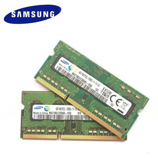 DDR3 Laptop 4GB/8GB bus 1600Mhz/ 2400Mhz PC3L KINGSTON/SAMSUNG hàng siêu bền bảo hành 36 tháng 1 đổi 1