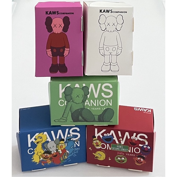 Hộp Đóng Gói Thủ Công DIY - Hộp Giấy Kraft Đựng Quà Tặng/ Trang sức/ Mô Hình/ Bánh Kẹo Họa Tiết Nhân Vật Kaws Siêu Ngầu