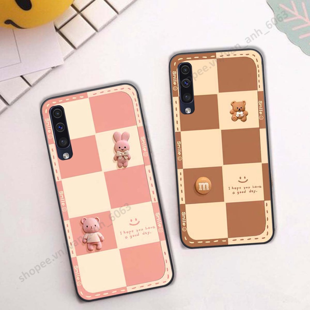 Ốp lưng Samsung A30s / A50 / A50s / A70 hình gấu, kẹo dễ thương cute