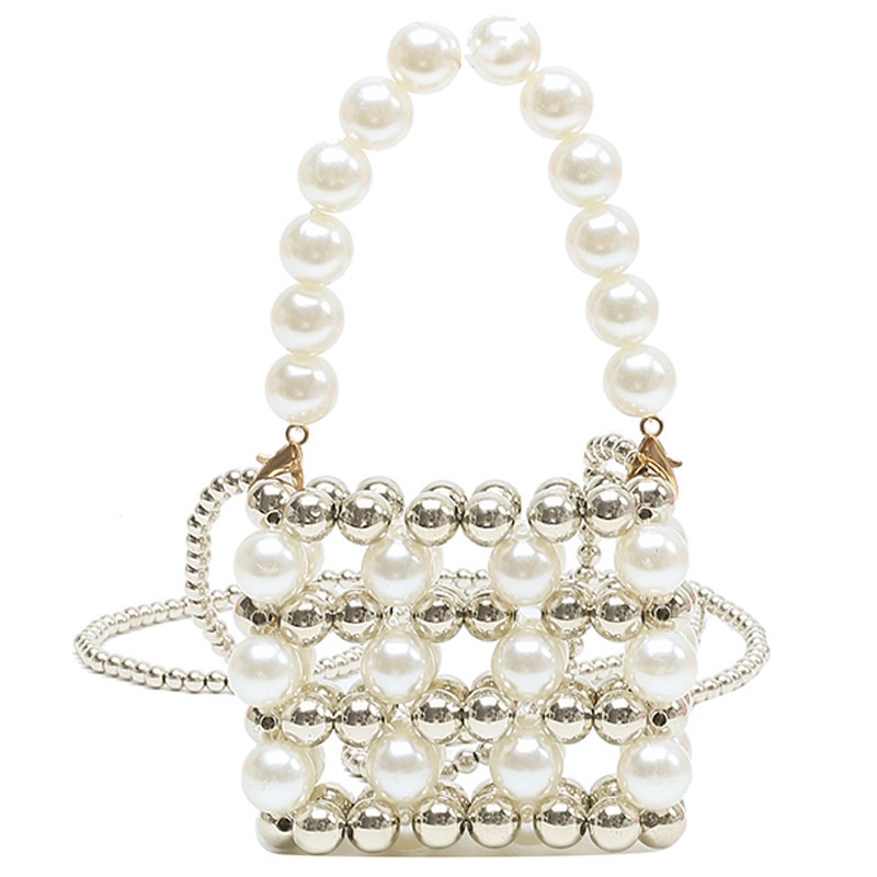 Túi đeo chéo Mini đính hạt thời trang Hàn Quốc 2022