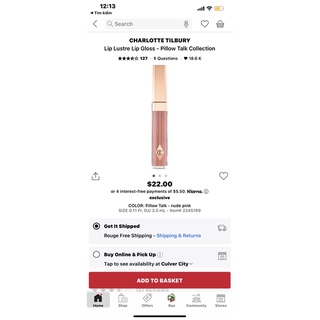  [SALE 40%] Son bóng Charlotte Tilbury Lustre fullsize fullbox