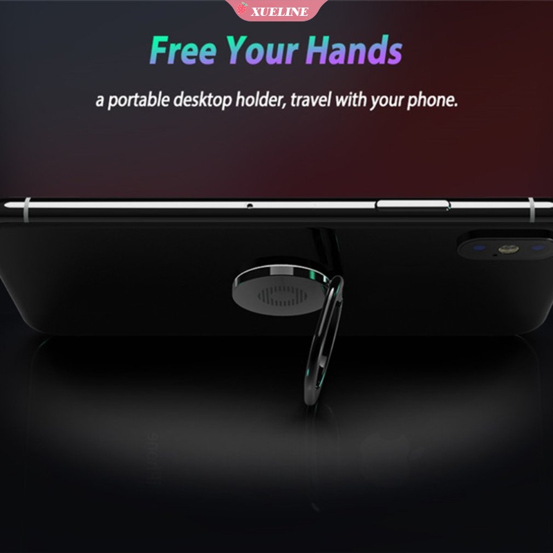 Giá Đỡ Điện Thoại Hình Tròn Siêu Nhẹ Xoay 360 Độ Tiện Dụng Cho Điện Thoại