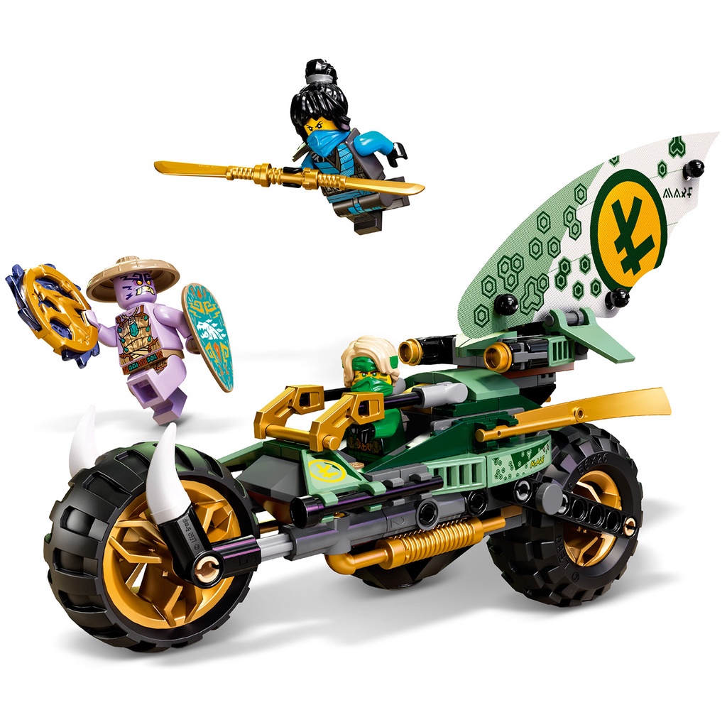 Lắp ráp xếp hình NINJAGO 71745 3081 : Xe địa hình rừng xanh của Lloyd 206 chi tiết