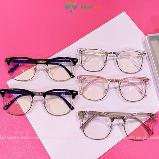 MẮT KÍNH GỌNG CẬN NỬA GỌNG FORM TRÒN CỔ ĐIÊN SANG CHẢNH CỰC HOT