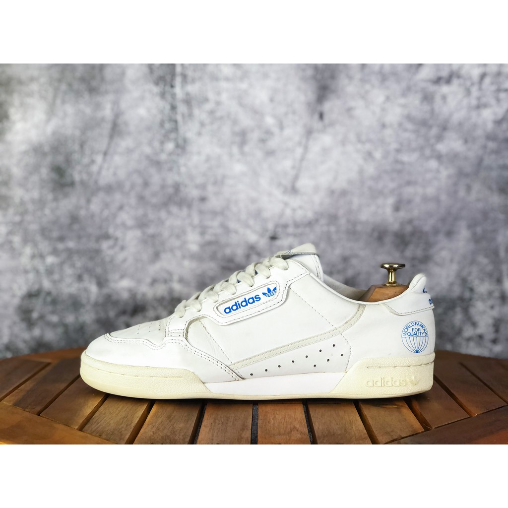 (SIZE 42.5) Giày thể thao chính hãng 2hand AD!DAS CONTINENTAL 80