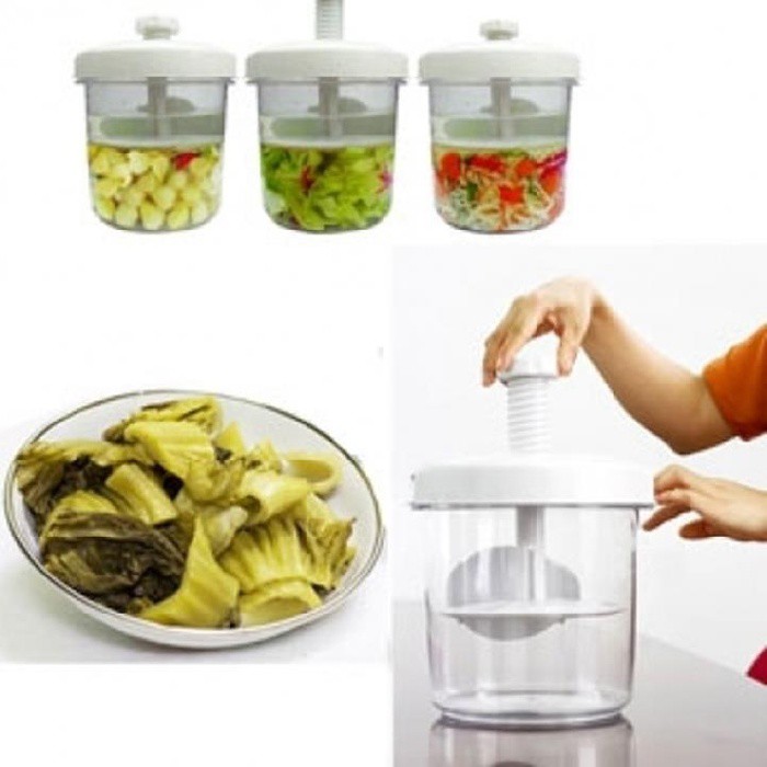 Hộp Muối Dưa Cà Việt Nhật Thông Minh Có Tay Nén - Seven_mart